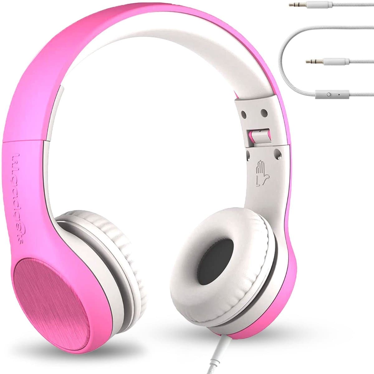 Dailygoods - Kinderoorkoptelefoon - Wired Headphones - Comfortabel en opvouwbaar - Perfect voor school - Geschikt voor kinderen - Inclusief microfoon