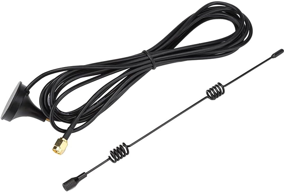 Dailygoody - 2,4 Ghz Wifi-antenne - Hoge Versterking - Magnetische Basis - 8dbi - Geschikt voor Zigbee WiFi Module - 10 meter lang