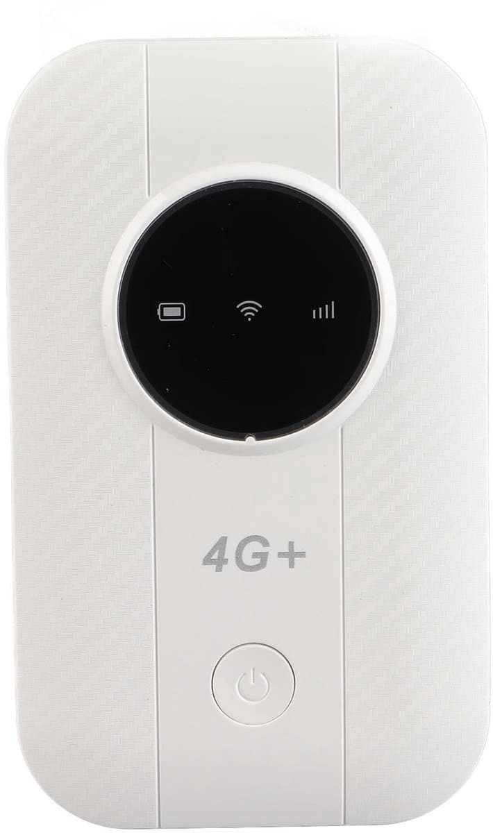 Dailygoody 4G WiFi-modemrouter - Draadloze Hotspot - 3650 mAh Batterij - Draagbaar voor Reizen - Tot 10 Apparaten - Simkaartsleuf