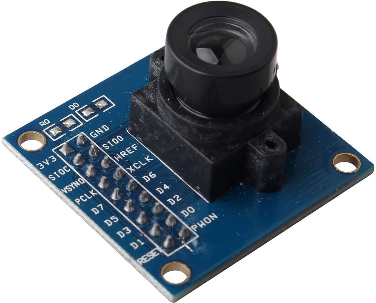 Dailygoody - Camera Module - 0.3 Megapixels - Lichtgevoelig - Zwart + Blauw - Compatibel met Arduino - Geschikt voor projecten