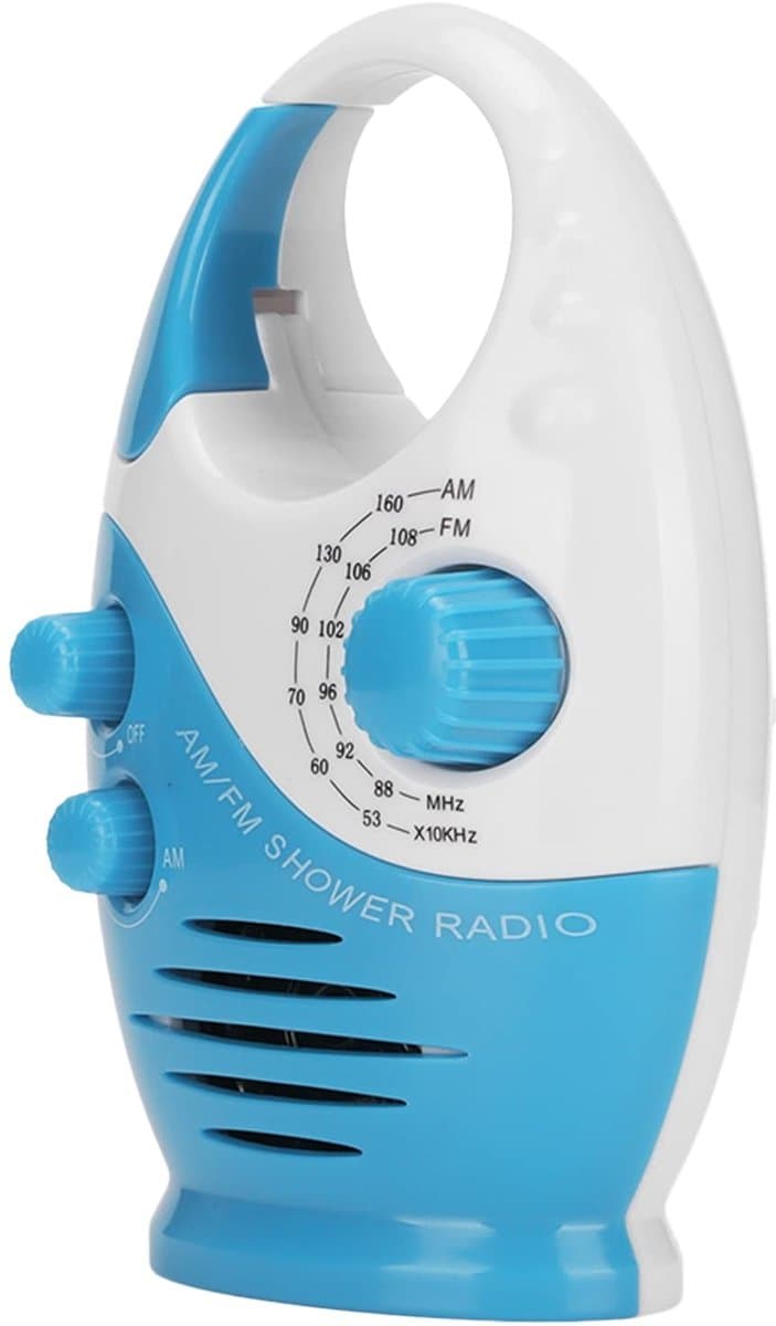 Dailygoods- Doucheradio Waterdicht - Draagbare Radio - AM/FM Radio - Compacte Radio - Luidspreker - Inclusief Handleiding - Waterdichte Radio