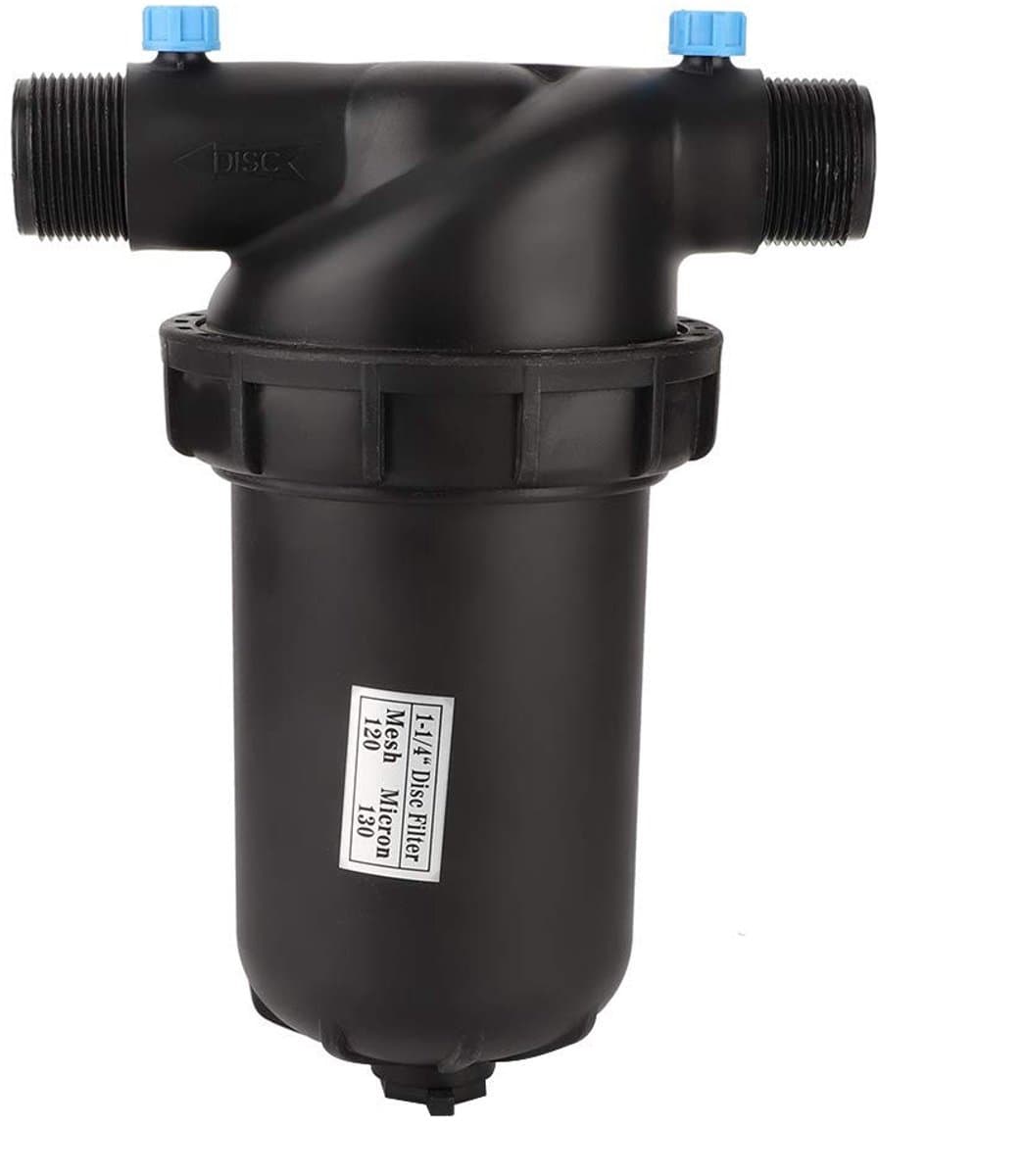 Dailygoody - Irrigatie Filter - Druppelirrigatie - Zwart - Tuinieren - Geschikt voor Kas en Landbouw - 120 Mesh - Effectieve Filtratie
