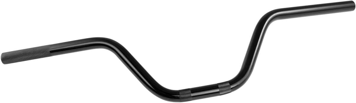 Motorfiets Stuur - Scooter Stuur - Rijcomfort Verbeteren - Gebogen Aluminium - 22mm Diameter - Zwart