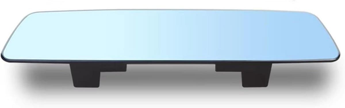 Achteruitkijkspiegel Auto - Panoramische Spiegel - Veiliger Rijden - Frameloos Groot Zicht - 10x10x10 mm - Zwart