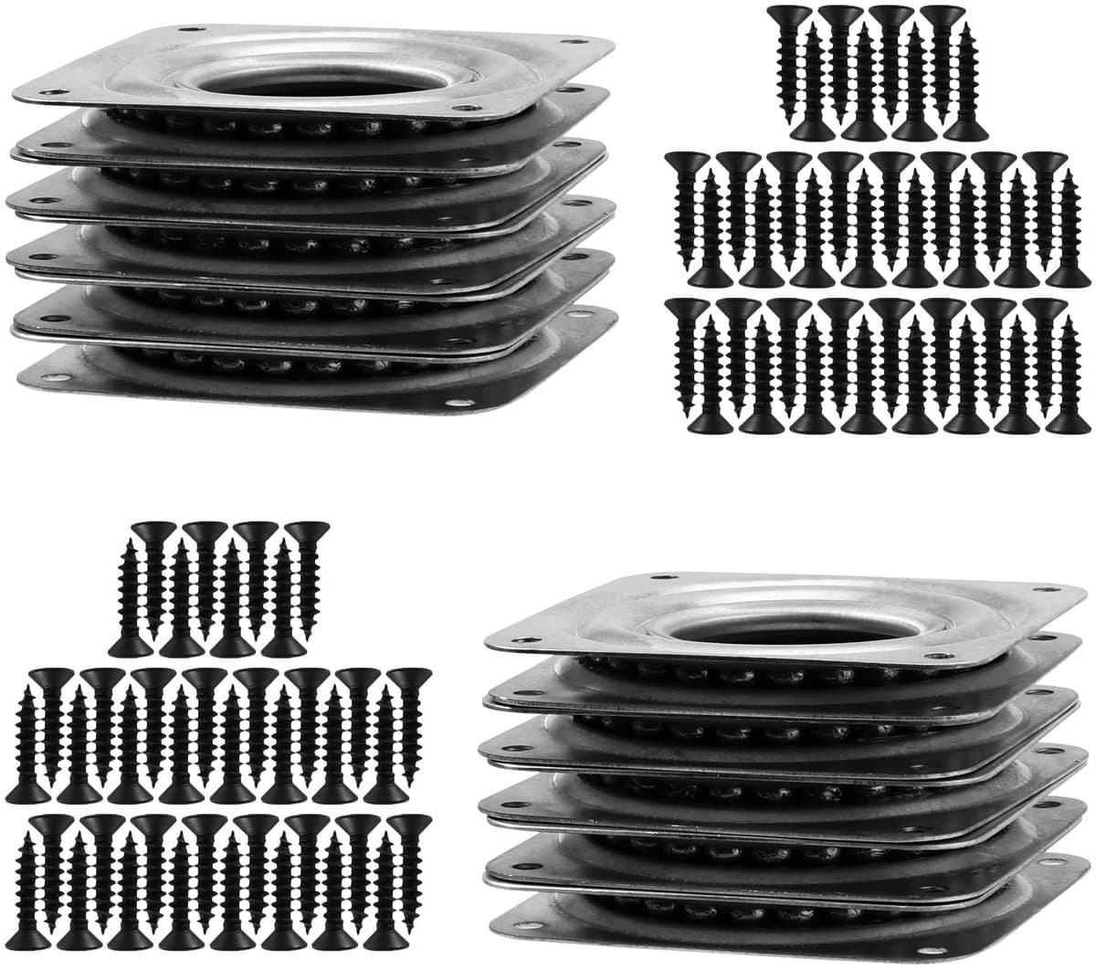 Dailygoods - Draaiplateau 71 mm met Kogellagers voor Keuken en TV Rek
