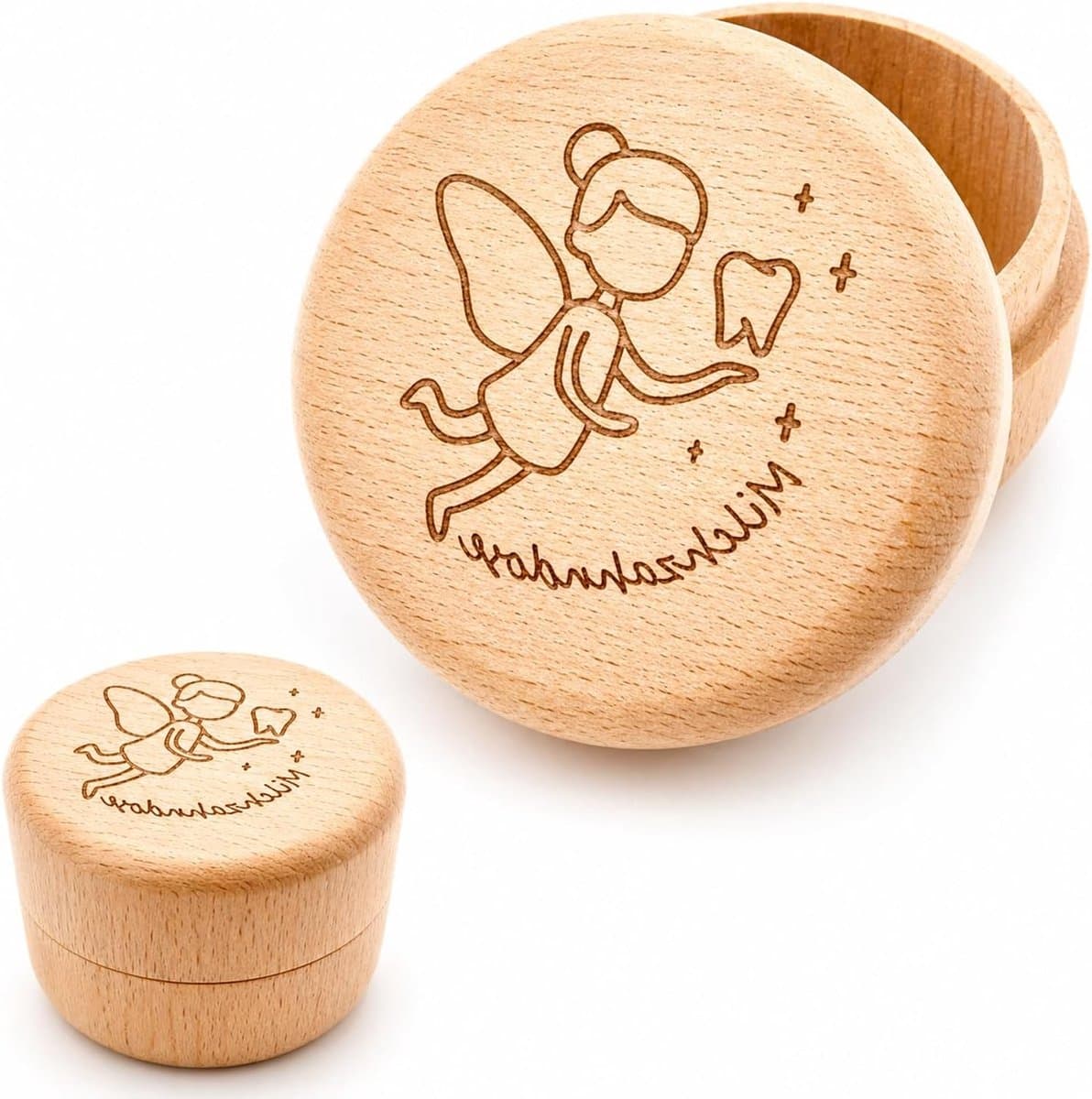 Unieke Melktanddoos voor Baby's, Creatieve Graveeropties voor Tandfee, Perfecte Verjaardagscadeaus voor Nieuwe Ouders
