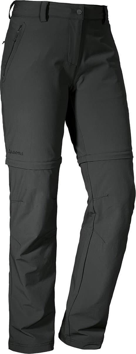 PANTS ASCONA ZIP OFF - stretch afritsbroek - dames - donker grijs