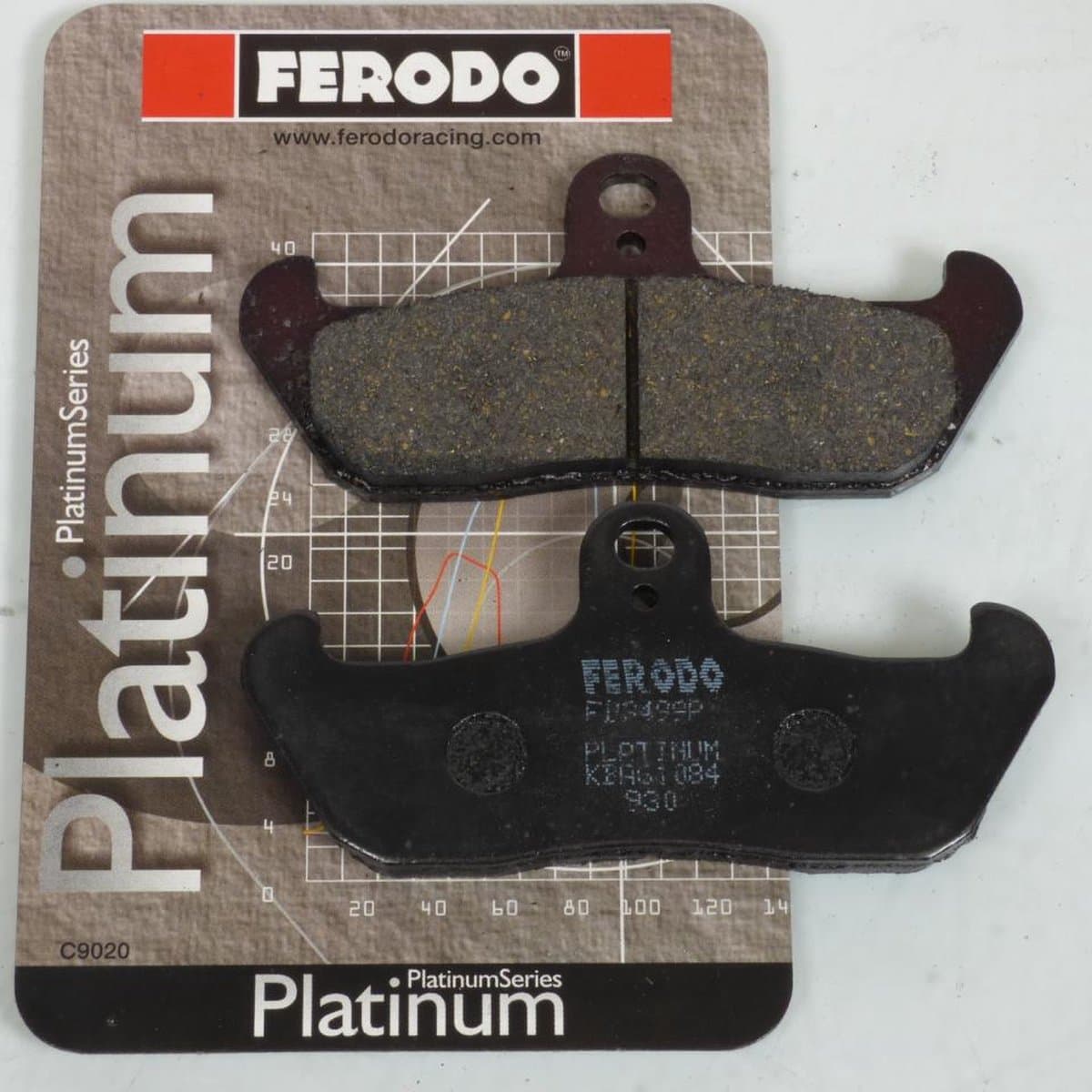 ferodo remblokje voor motorfiets hm 50 cre six kayaba 1999 tot 2002 av nieuw
