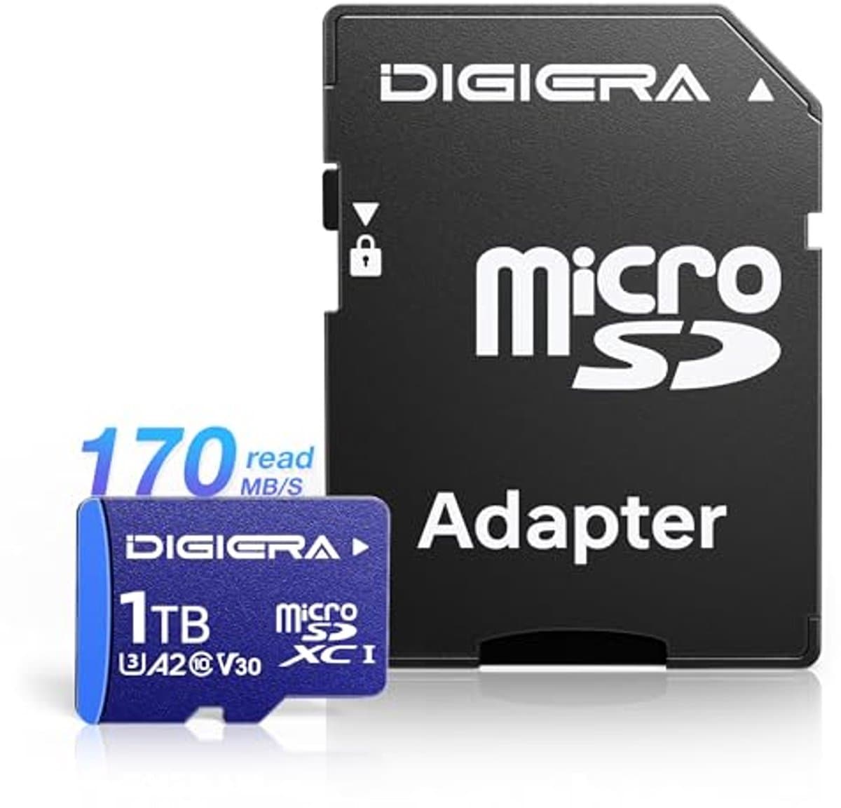microSDXC Geheugenkaart 1TB - Tot 170 MB/s, Ideaal voor Smartphones, Tablets, Camera's en Drones