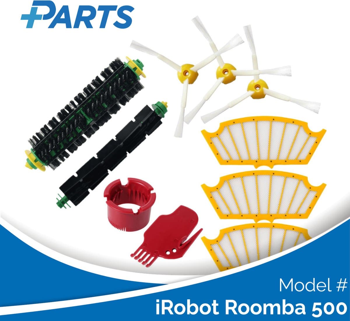 iRobot Roomba 500 Onderhoudsset (Plus.Parts® alternatief voor 82804)