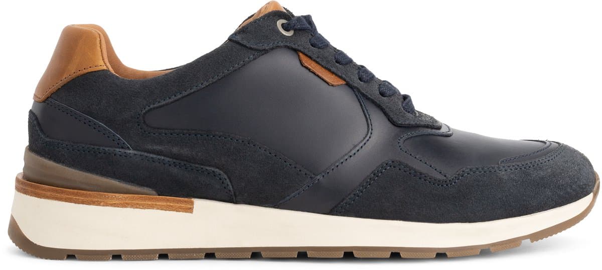 Travelin' Dalton Heren - Sneakers - Leer - Navy