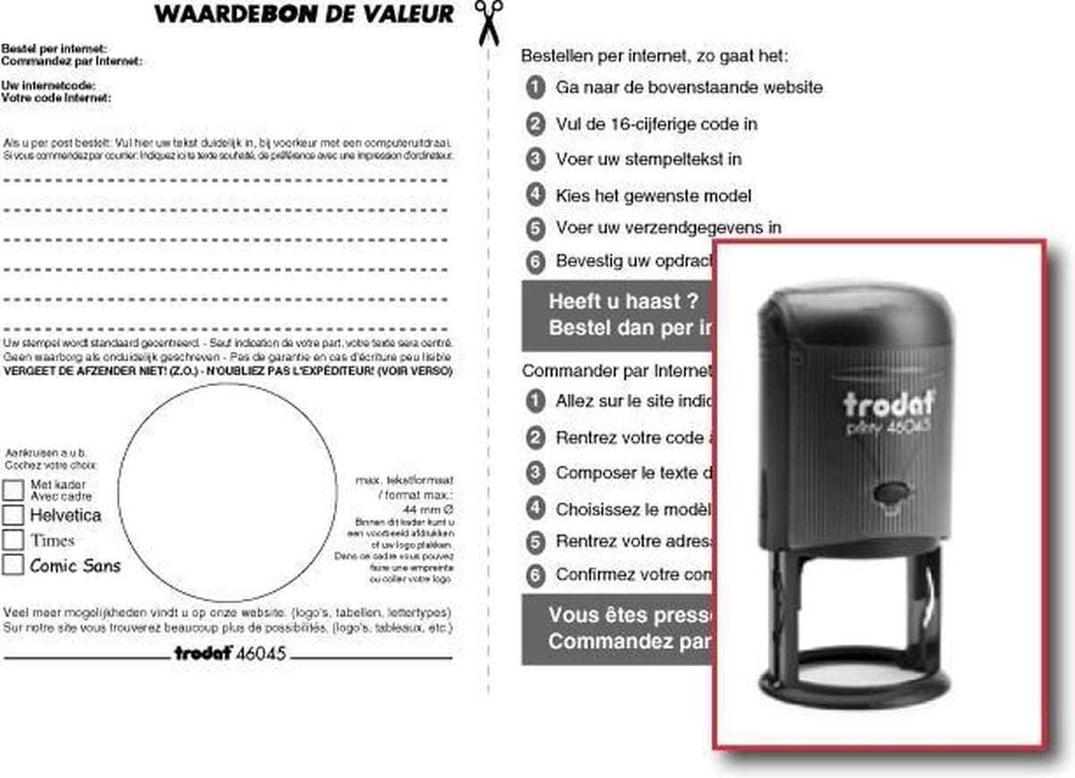 Trodat Printy 4645 met waardebon
