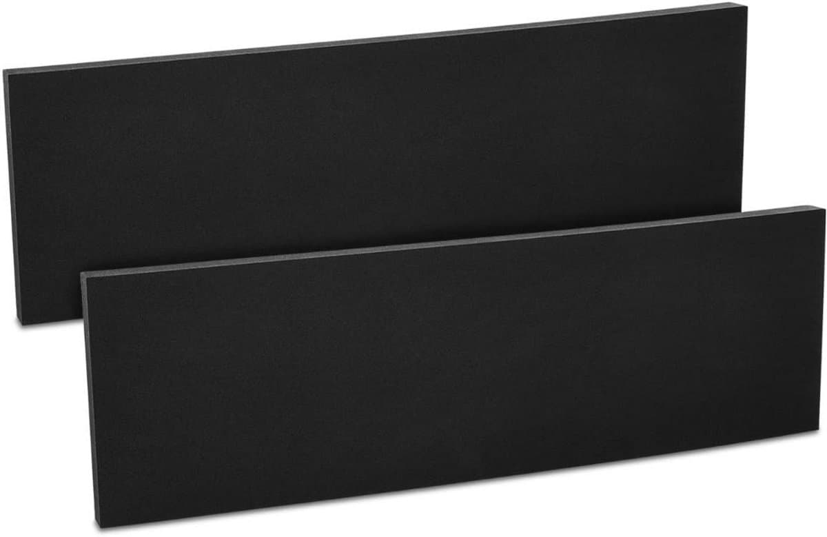 deurrandbeschermer zelfklevend zwart 40 x 12 x 1,5 cm