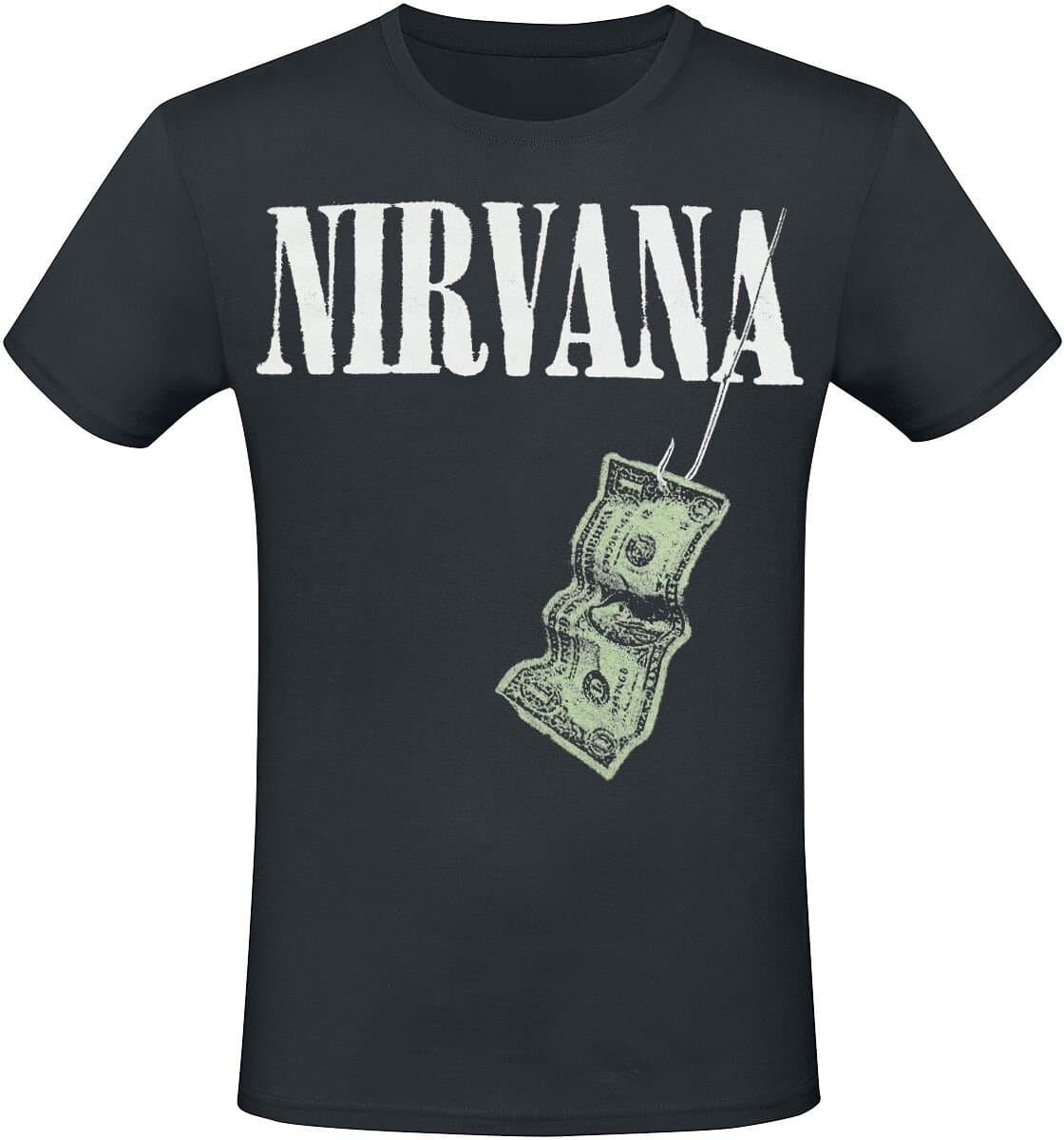 Nirvana Nevermind Tracklist Heren T-shirt - zwart - 3XL