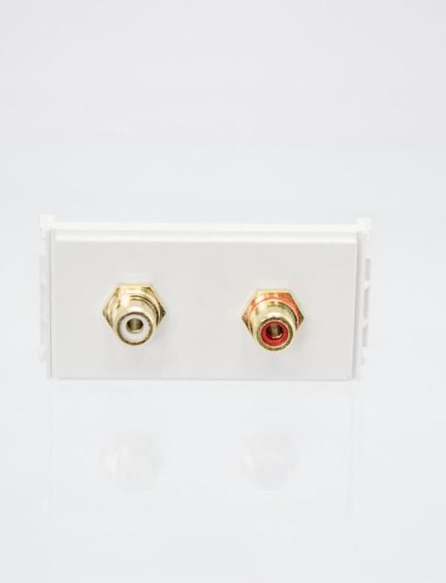 VivoLink WI221285 2 x RCA Steckdose (WI221285)