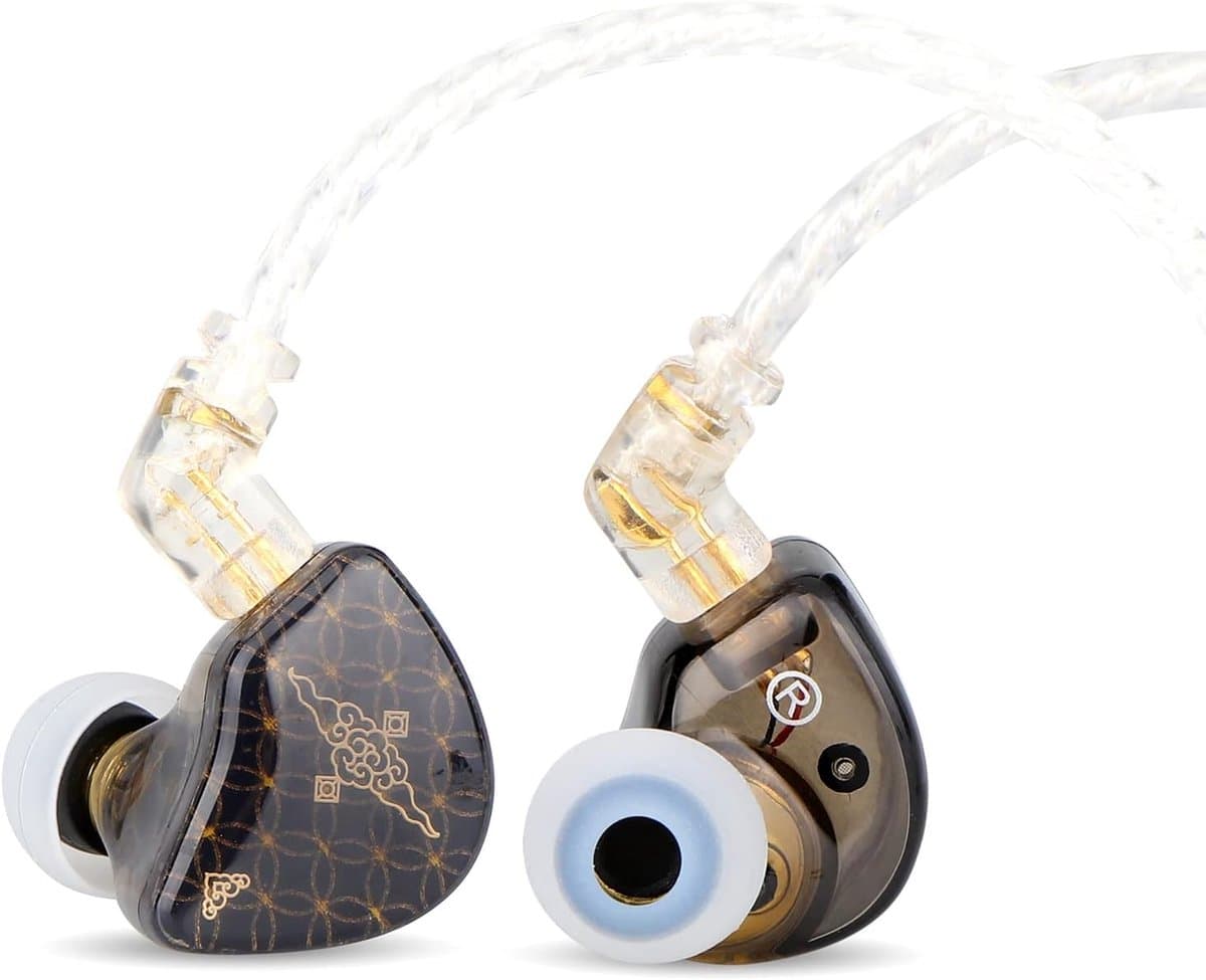 Tangzu Wan’er SG - In-Ear Monitors - IEM - 10mm Dynamische Driver - Audiofiele Oordoppen - Verwisselbare Kabel - Comfortabele Pasvorm - Zwart