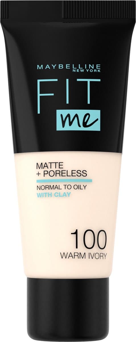 Maybelline FIT ME foundation 100 warme ivoor