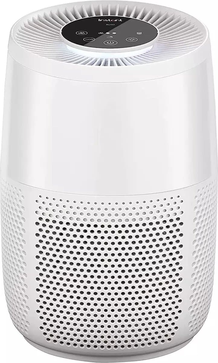 Instant™ Air Purifier Luchtreiniger Wit - Kleine Kamer tot ± 15m² - Met HEPA-13 Filter - 3-in-1 Filtratie Tegen Woning Allergenen & Huisdier Allergie - Verwijdert 99.9% Bacterien, Stof, Rook, & Stuifmeel met Plasma Ion Technologie - AP100