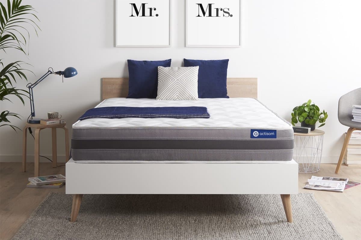 Actilatex relax matras 120x220cm , Latex en traagschuim , Vrij stevig, 5 comfortzones