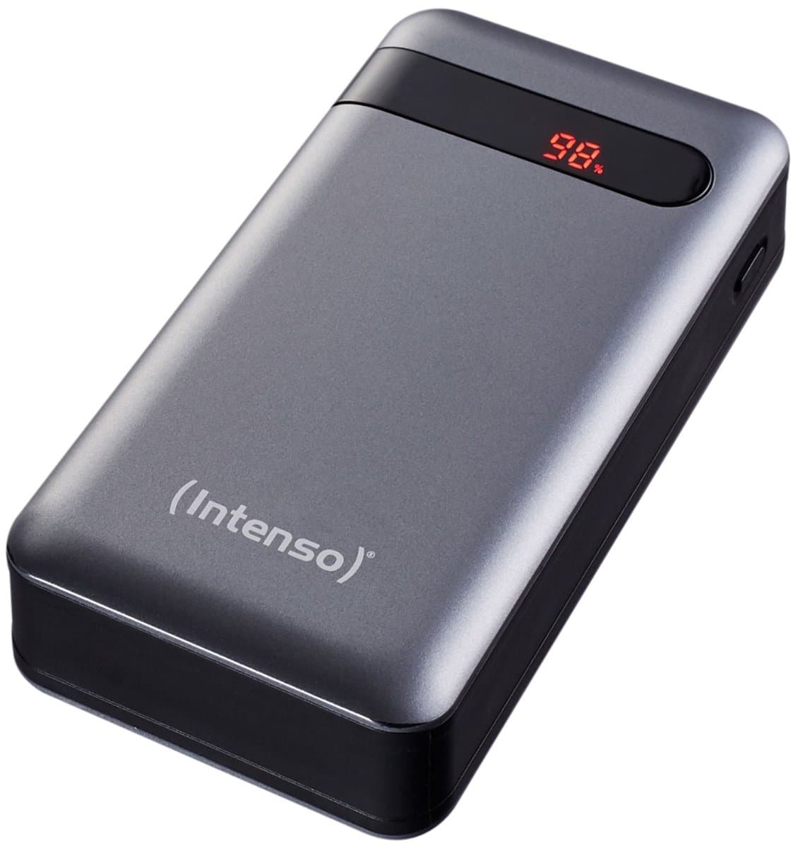 (Intenso) Powerbank PD20000 - 20000 mAh - Power Delivery - Quick Charge - antraciet