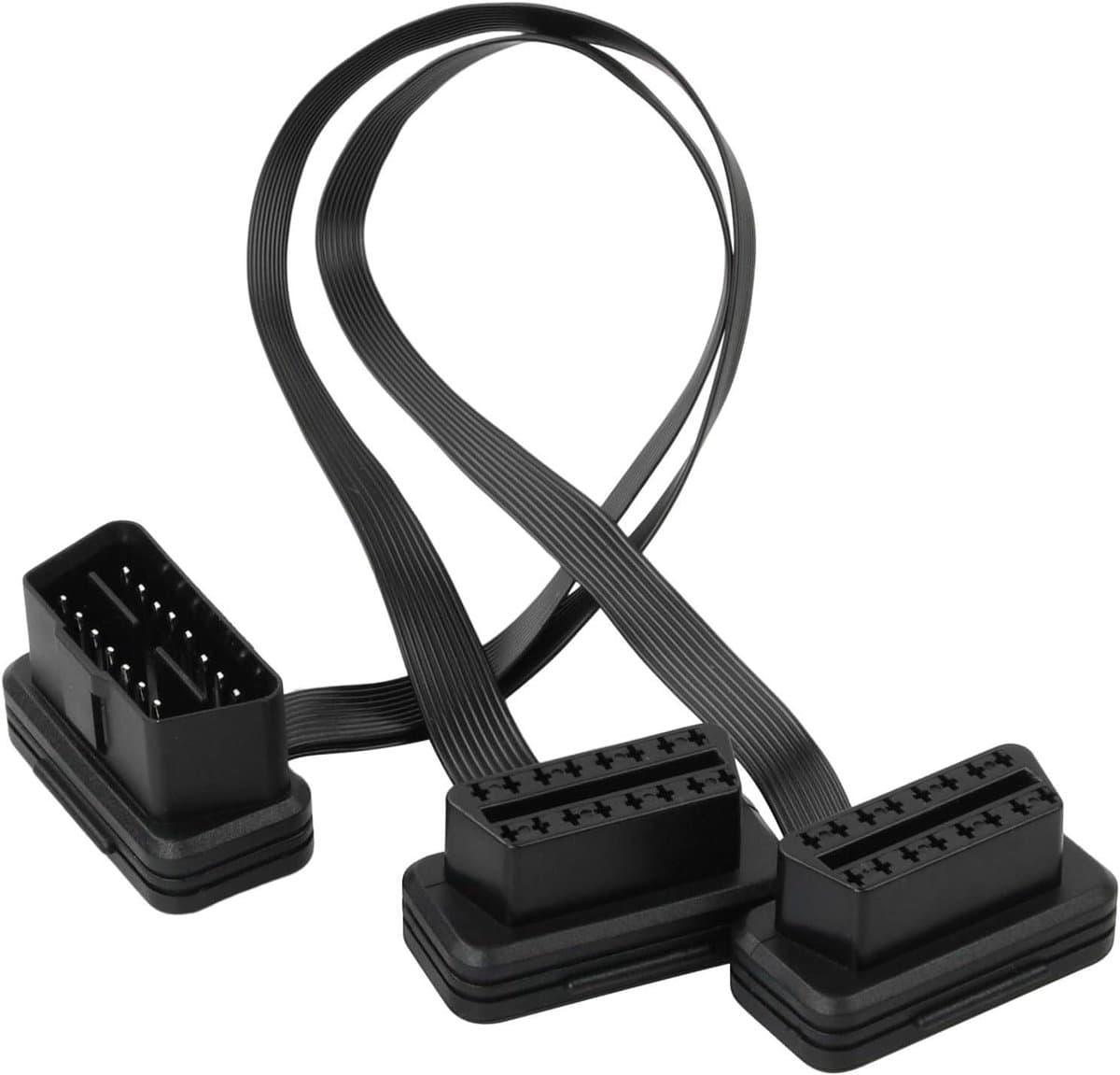 OBD2 Y-splitter verlengkabel 16-pins mannelijk naar dubbel vrouwelijk - Diagnostische onderdelen voor auto