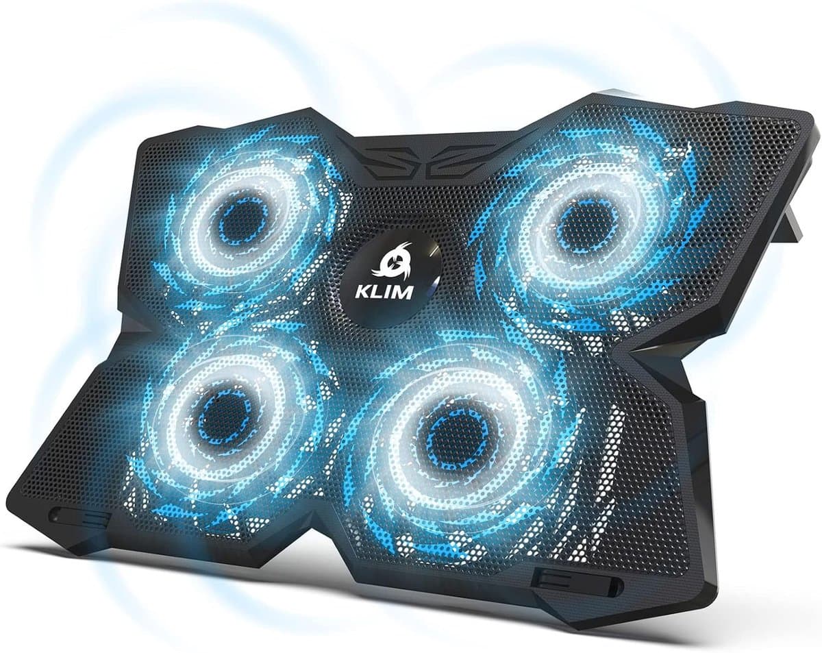 Krachtige Laptopventilator voor PC en Notebook - 4 Ventilatoren - Innovatief Koelsysteem 2024