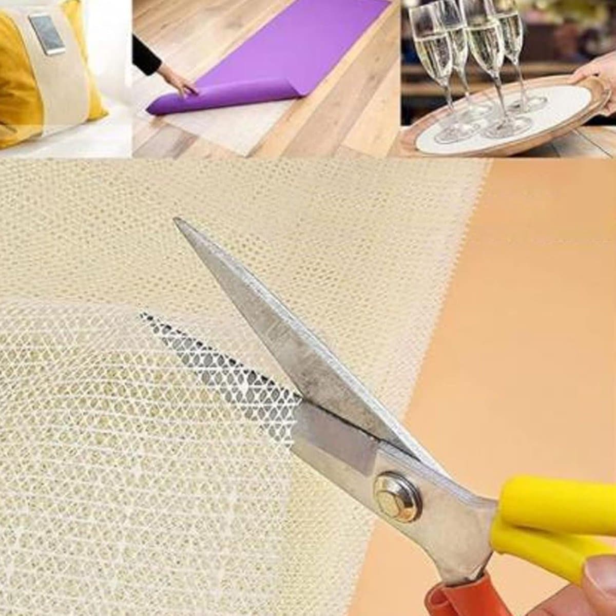DIY Tapijt Maken Tapestry Mesh Craft Sheet 39.37 × 59.6 cm Klink Haak Canvas Mesh Canvas Sheet Tapijt Maken Stof Diy Tapijt Haken Mesh Voor Borduurwerk Breien