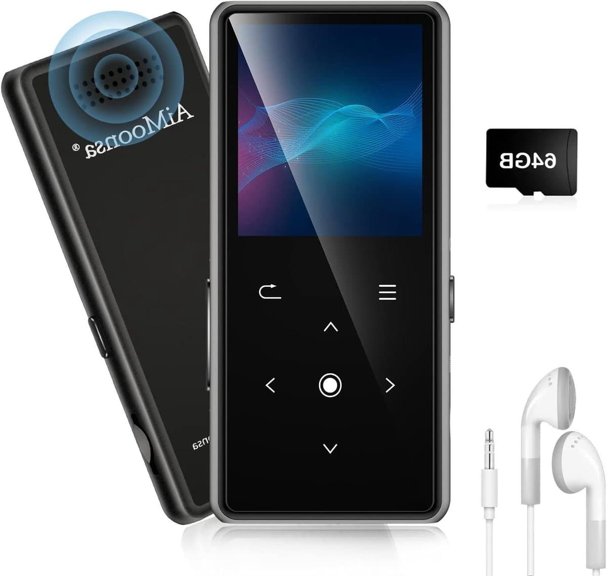 MP3-speler - Muziekspeler - Muziek Luisteren - Ingebouwde Luidspreker - 64 GB - Zwart