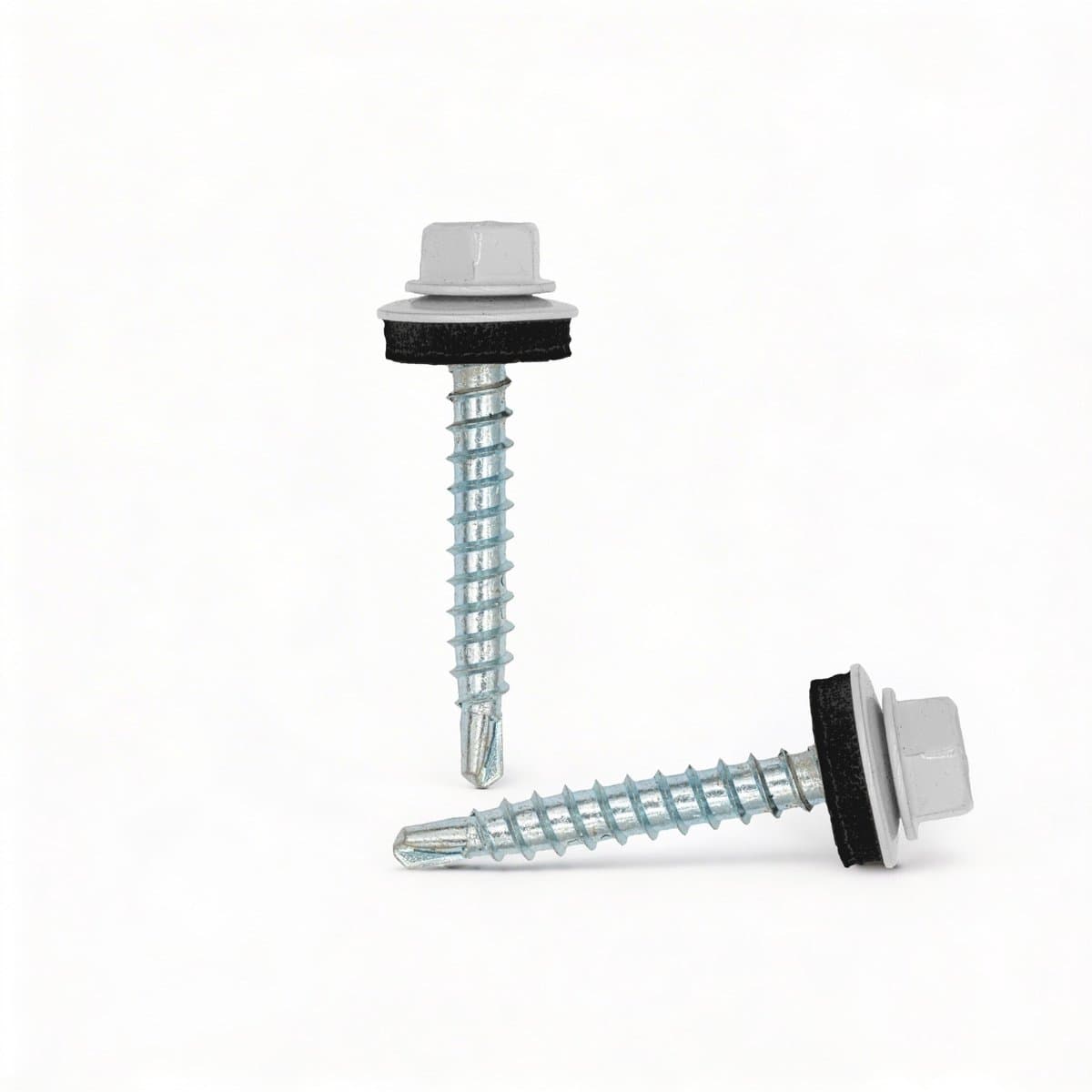TWISTEC Zelfborende Dakschroeven 4,8 x 35 mm – Voor Houten Onderconstructies – RAL 9010 Zuiver wit – 100 stuks