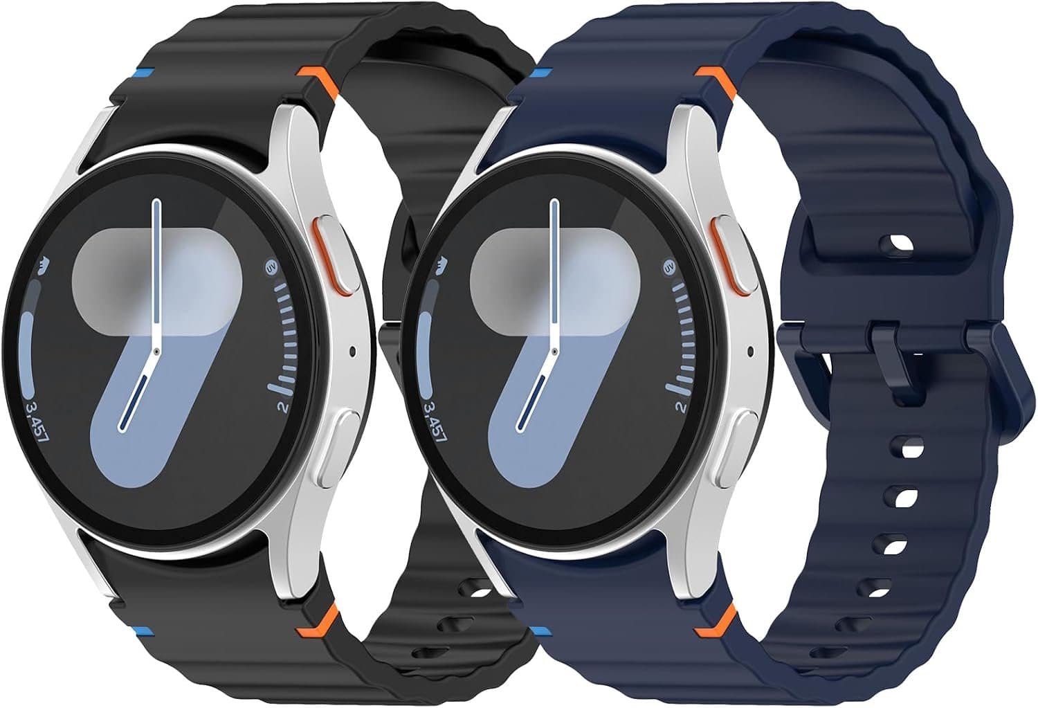 Armbanden 20mm - Set van 2 - Stijlvol ontwerp - Geschikt voor Galaxy Watch 4/5/6/7 en FE - ShopVlot