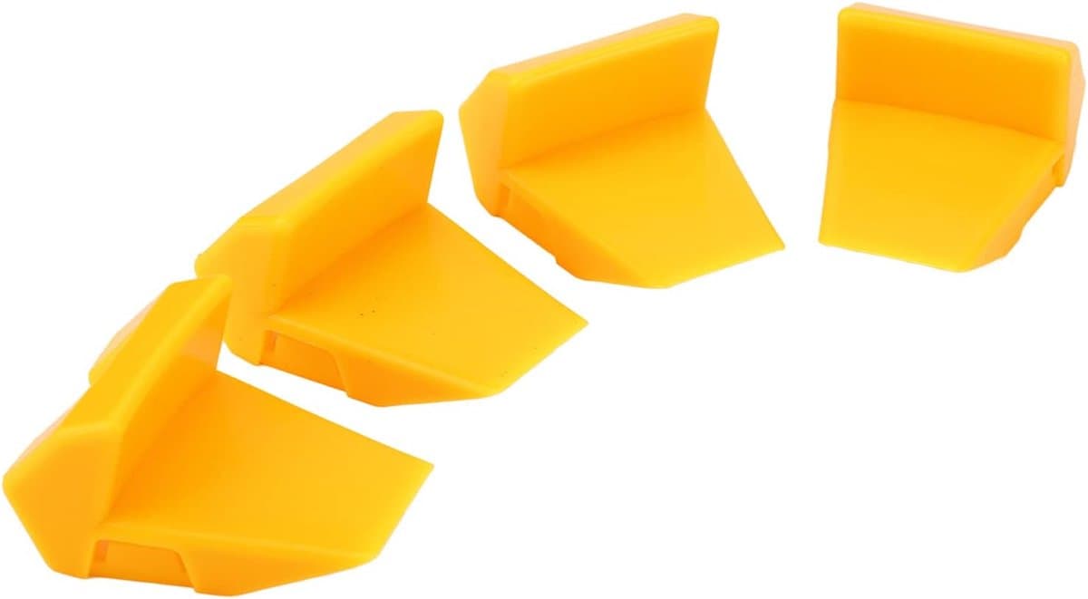 4 Stuks Kunststof Gele Bandenwisselaar Klemkaakbeschermer voor Bandenwisselaars