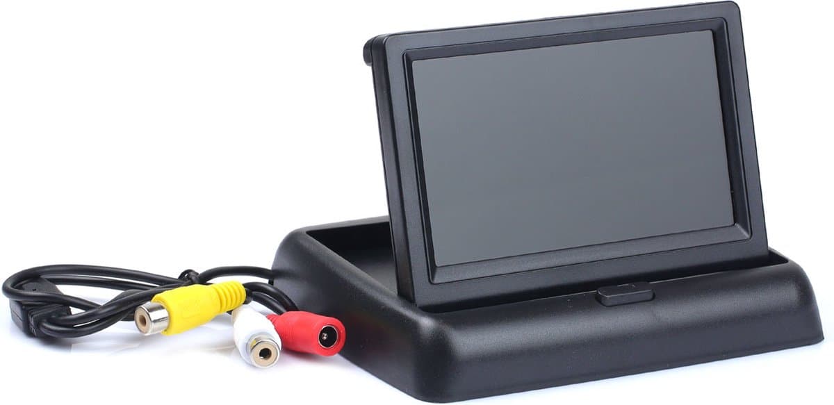 AMiO Achteruitrijcamera Klap Beeldscherm Display met Aansluiting 4.3inch 480x234px Zwart