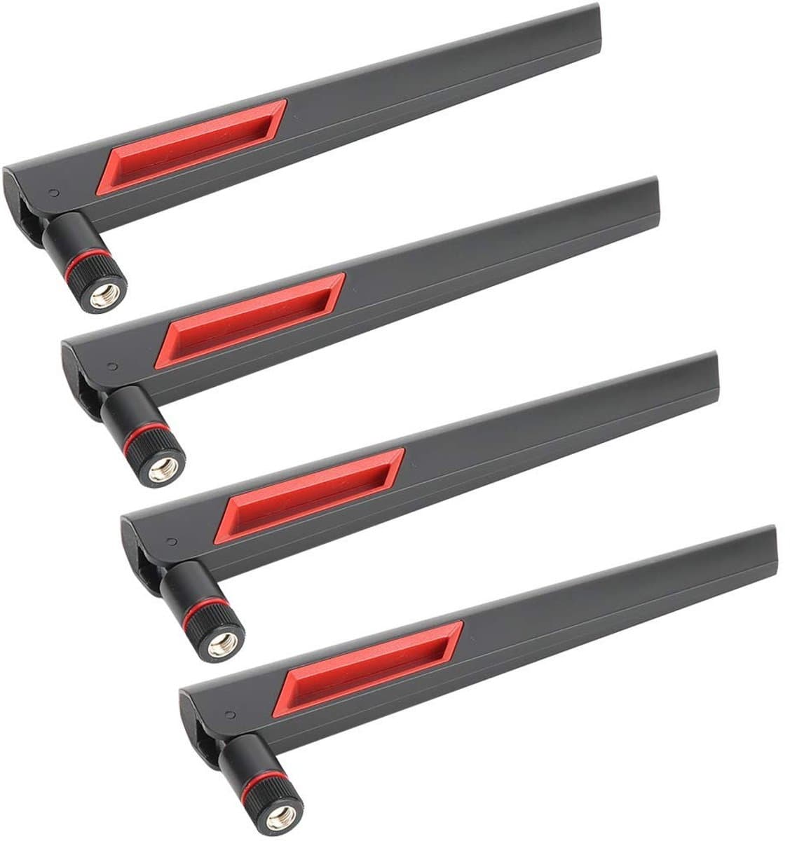 Allecto - Omnidirectionele Wifi Antenne - Verbeterde Signaalsterkte - 4 Stuks - Geschikt voor Diverse Routers - Betrouwbare Wifi Verbinding - Verst...