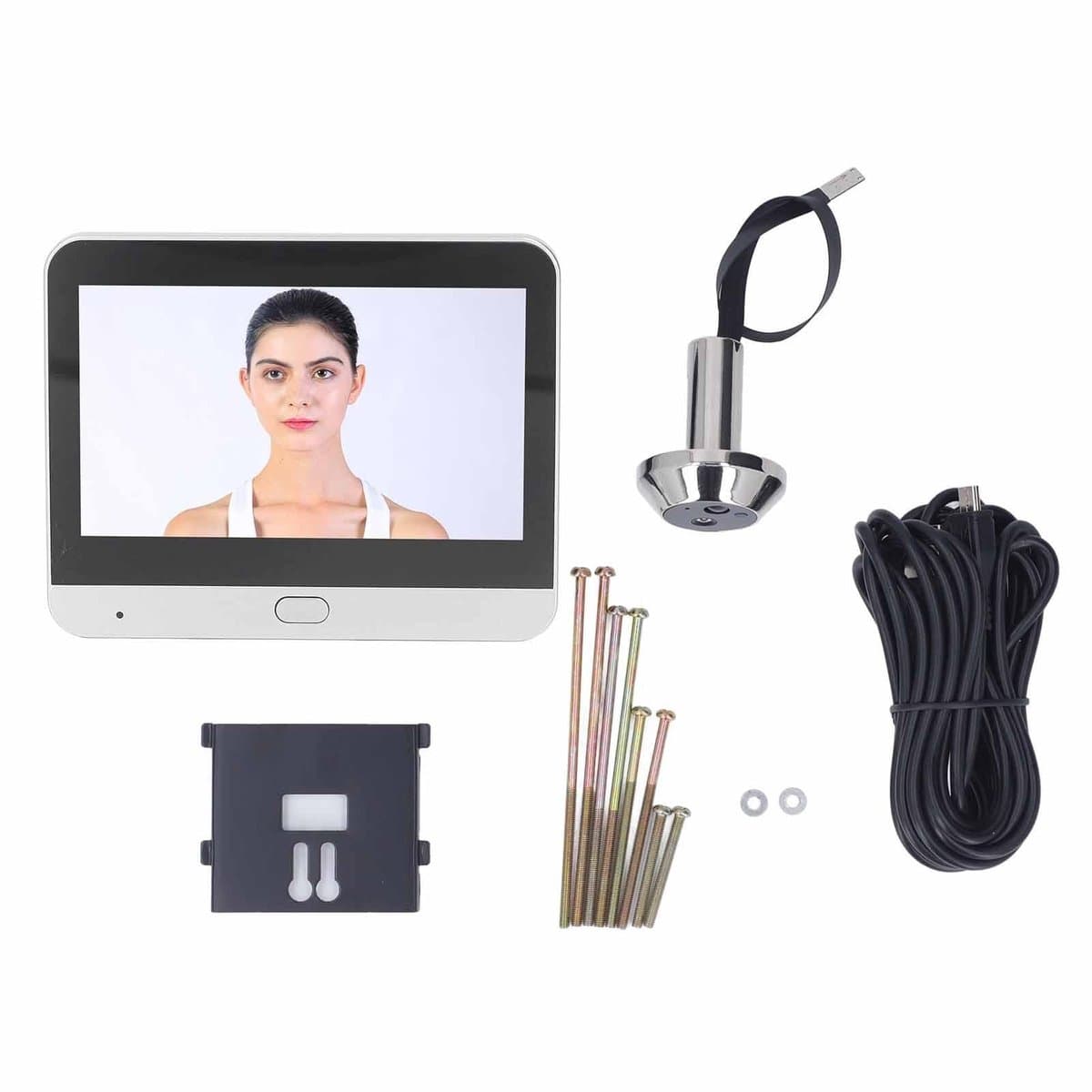 Dailygoody - 1080P Draadloze Deur Spy Camera met 4.3 Inch Kleuren Scherm