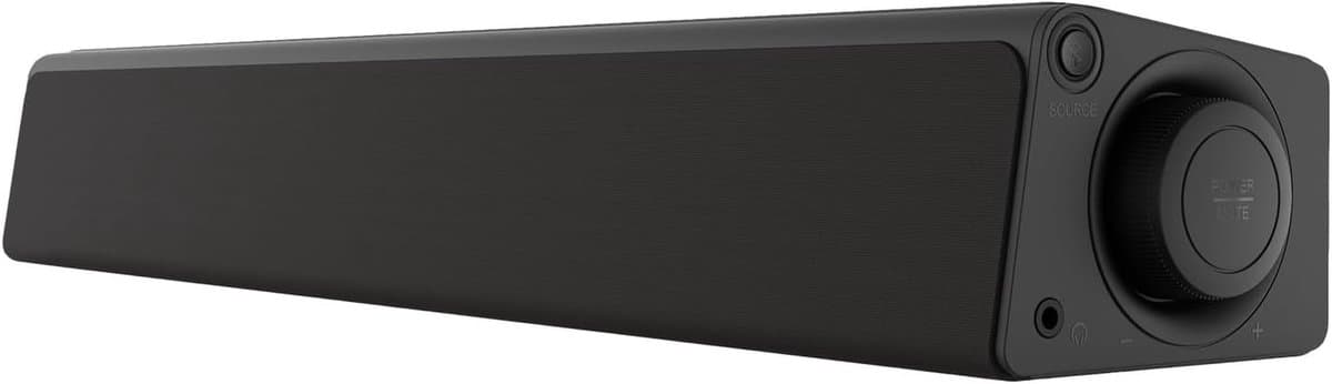 Soundbar Luidspreker - Mini Soundbar - Film Kijken - Compact Design - One Size - Zwart