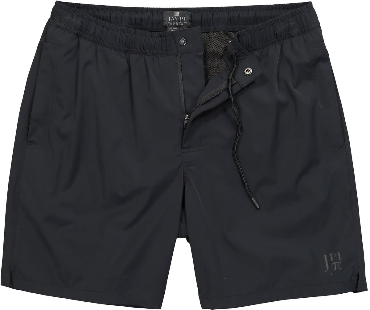 JAY-PI - Heren - zwembroek FLEXNAMIC® beachwear QuickDry tot 8XL - Zwart - Maat 6XL