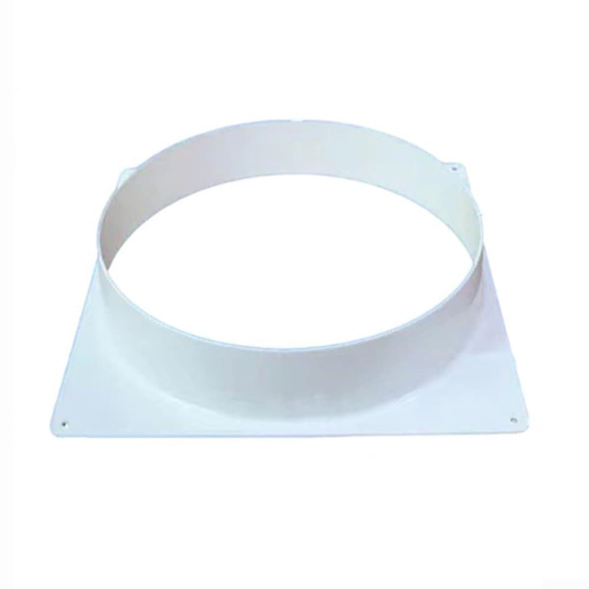 Allecto - Buisverbinding flens - DIY-luchtventilatie flens - Duurzaam kunststof - 250 mm - Ventilatiepijpverbinding - Geschikt voor HVAC-systemen -...