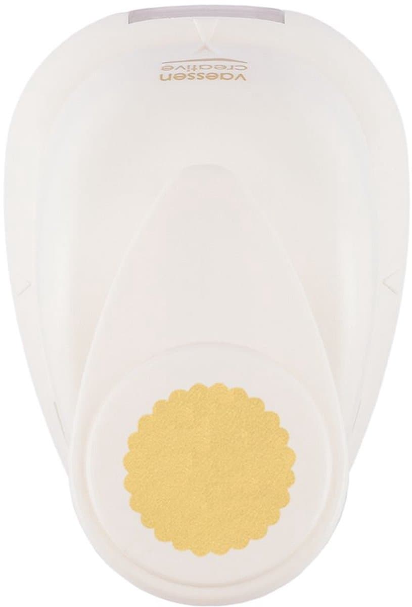 Vaessen Creative Pons - Figuurpons - Cirkel Geschulpt - Ø 1,6 cm