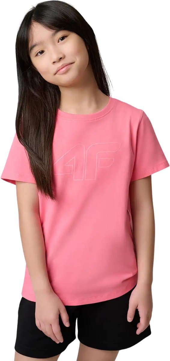 4F T-shirt voor meisjes Roze - Maat 164cm