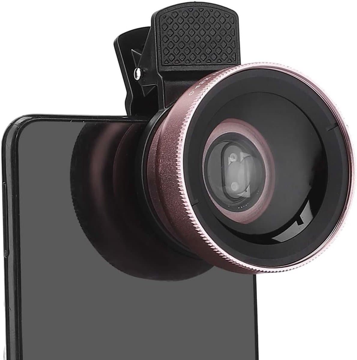 Super Wide Angle en Macro Lens 2 in 1 voor Smartphones en Tablets - Professionele Telefoonlenzen voor Prachtige Foto's en Video's