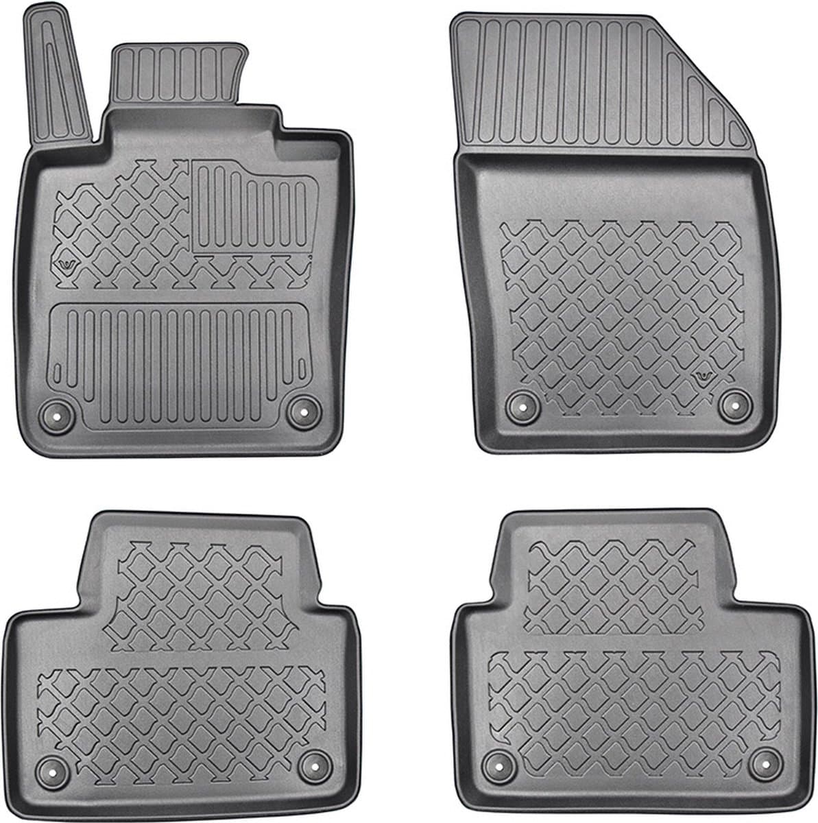Tapis de sol Guardliner pour Volvo V60 II Sport Combi + V60 II Cross Country C-5 07.2018- - Volvo S60 III S-4 10.2018