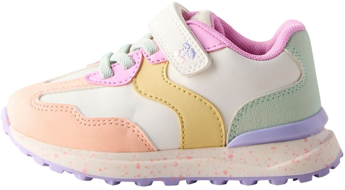 Next Sneakers met klittenbandsluiting en elastische veters
