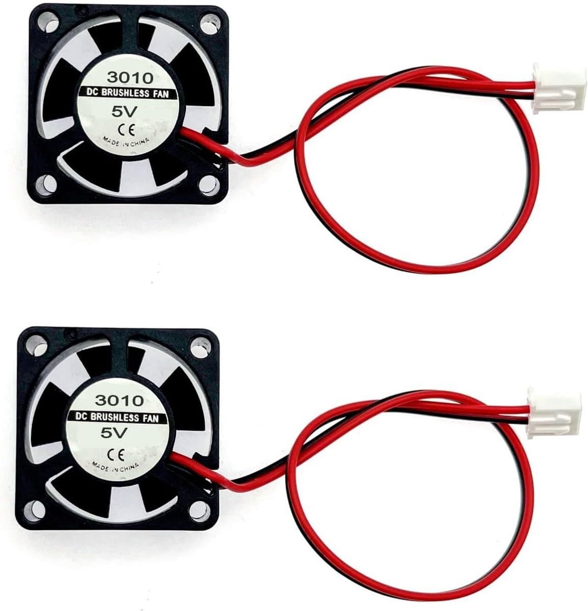 30x30x10mm 5V Borstelloze Mini Ventilator - Stille Koelventilator voor 3D-printers en Elektronica - 10.000 rpm