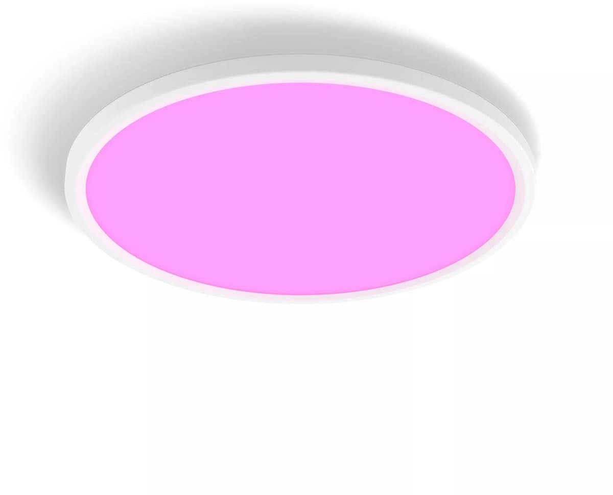 Philips Hue Devote Plafondlamp - White and Color - Rond - Wit - Medium