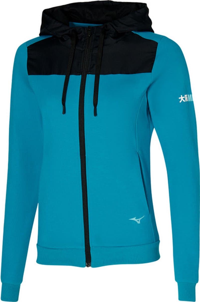 Mizuno Athletic Sweat Jacket Dames - sportvest - blauw