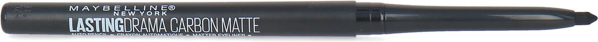 Maybelline Lasting Drama Carbon Matte Automatique Oogpotlood - 800 Carbon Black