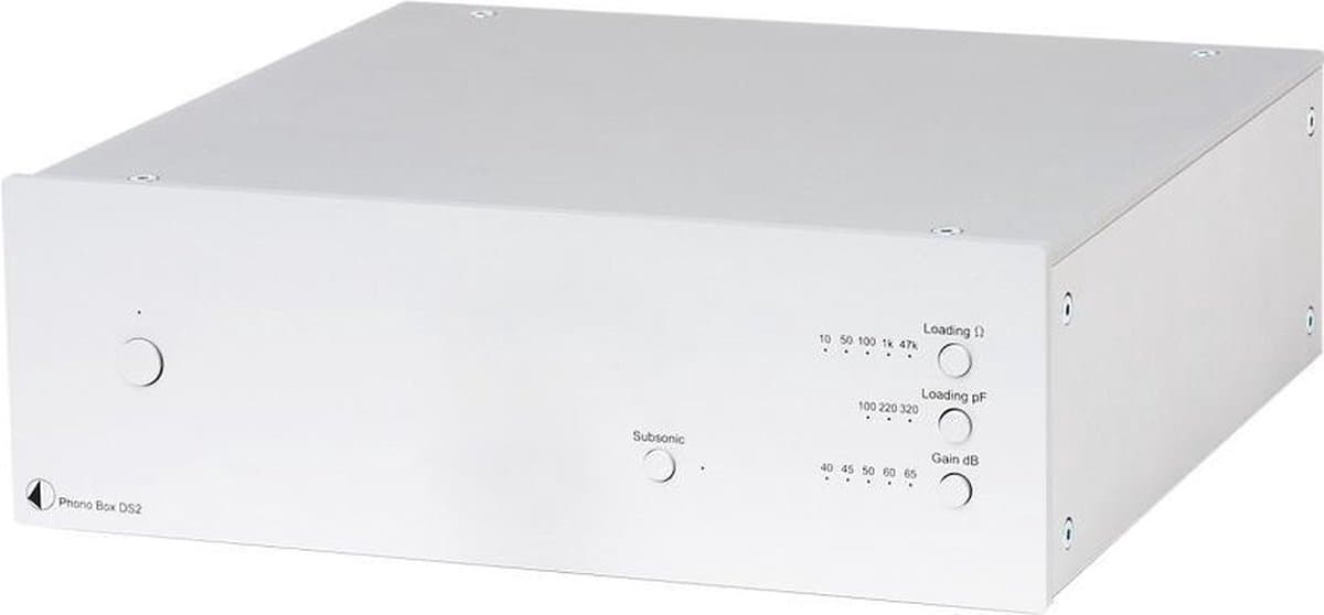 Pro-Ject Phono Box DS2 zilver Phono voorversterker