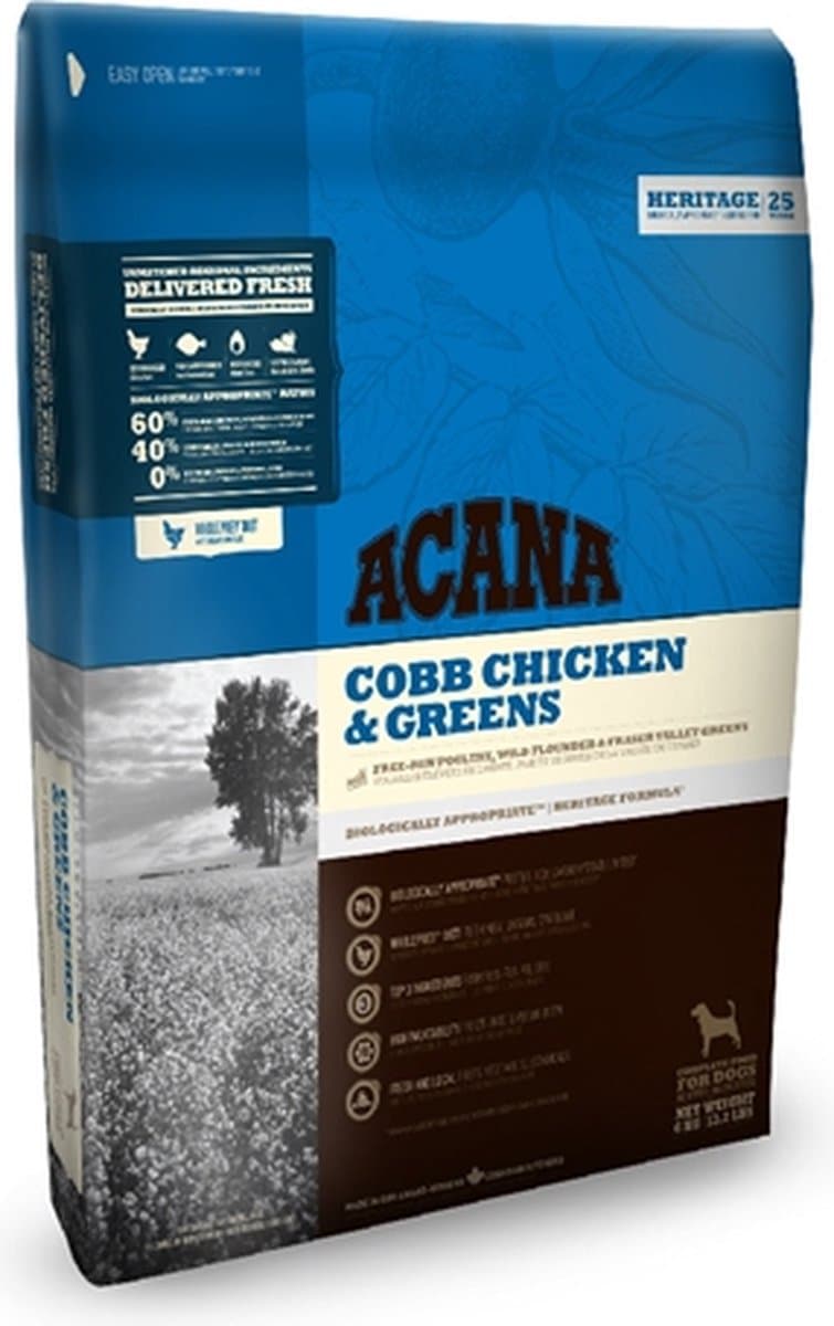 ACANA HERITAGE ADULT DOG 17KG