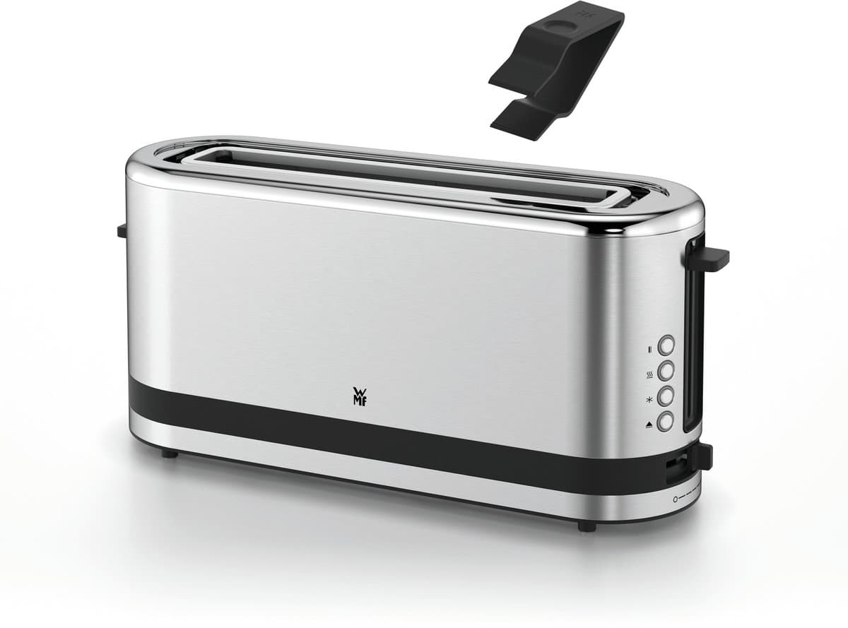 WMF KITCHENminis Broodrooster XXL 0414120011 - 4 Sneden - RVS - Instelbare Bruiningsgraad - Extra Groot