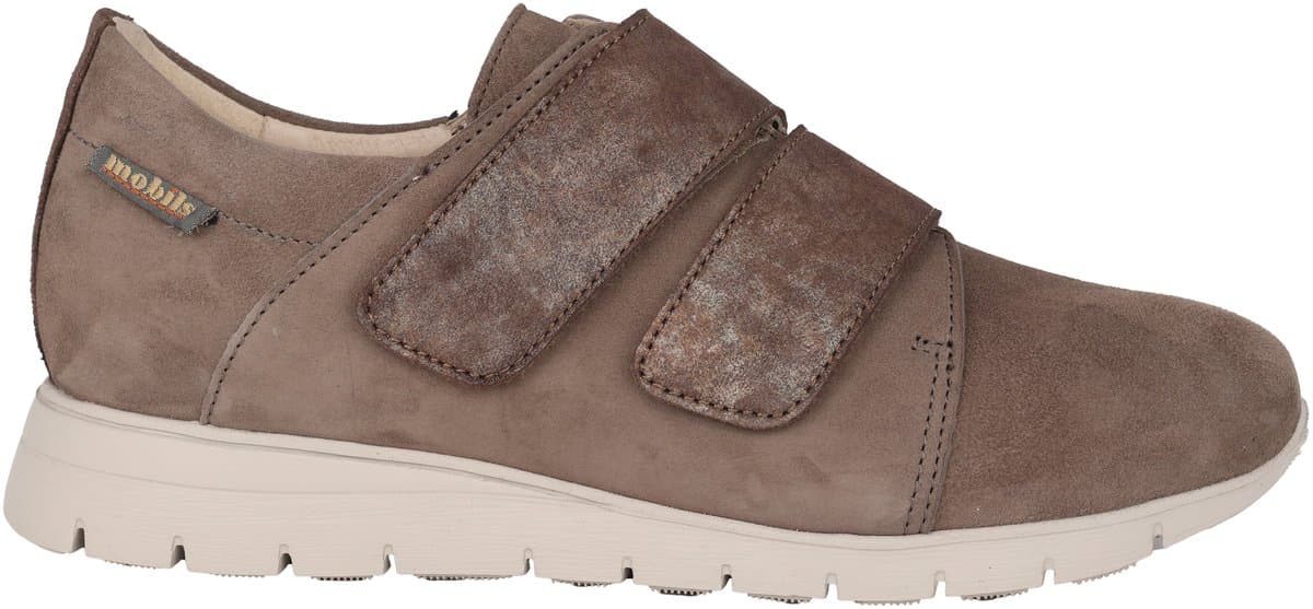 Mephisto Mobils Denitsa - dames sneaker - Taupe - maat 42 (EU) 8 (UK)